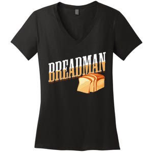 Breadman Women's V-Neck T-Shirt