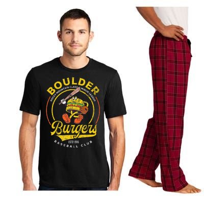 Boulder Burgers Retro Minor League Baseball Team Pajama Set