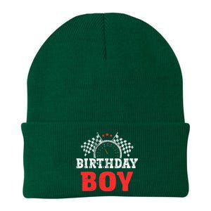 Birthday Boy Race Car Racing Car Driver Birthday Crew Knit Cap Winter Beanie