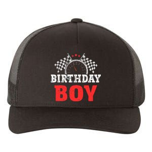 Birthday Boy Race Car Racing Car Driver Birthday Crew Yupoong Adult 5-Panel Trucker Hat