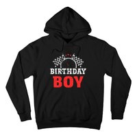 Birthday Boy Race Car Racing Car Driver Birthday Crew Hoodie