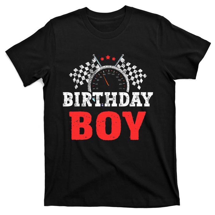 Birthday Boy Race Car Racing Car Driver Birthday Crew T-Shirt