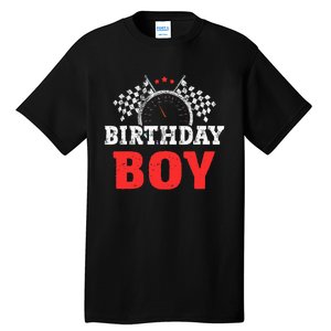 Birthday Boy Race Car Racing Car Driver Birthday Crew Tall T-Shirt