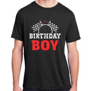 Birthday Boy Race Car Racing Car Driver Birthday Crew Adult ChromaSoft Performance T-Shirt