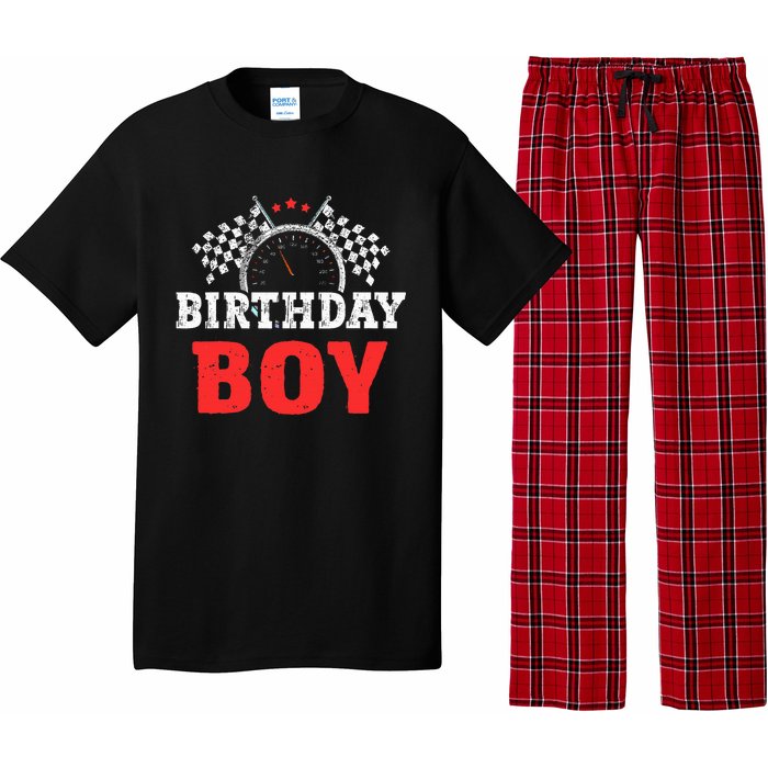 Birthday Boy Race Car Racing Car Driver Birthday Crew Pajama Set