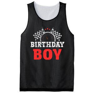 Birthday Boy Race Car Racing Car Driver Birthday Crew Mesh Reversible Basketball Jersey Tank