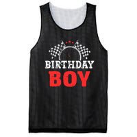 Birthday Boy Race Car Racing Car Driver Birthday Crew Mesh Reversible Basketball Jersey Tank