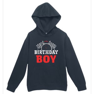 Birthday Boy Race Car Racing Car Driver Birthday Crew Urban Pullover Hoodie