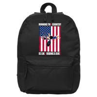 Biden Bicycle Running The Country Is Like Riding A Bike 16 in Basic Backpack