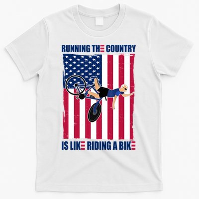 Biden Bicycle Running The Country Is Like Riding A Bike T-Shirt