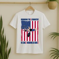 Biden Bicycle Running The Country Is Like Riding A Bike T-Shirt