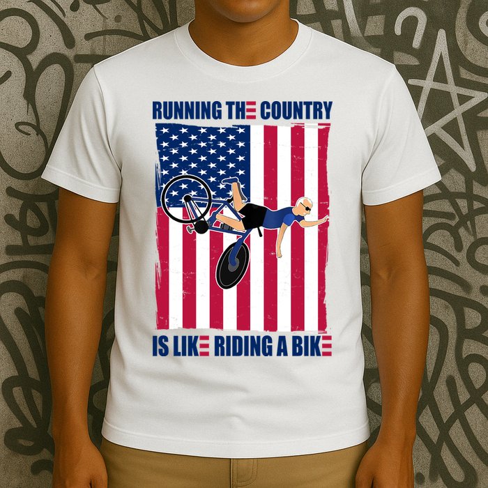 Biden Bicycle Running The Country Is Like Riding A Bike T-Shirt
