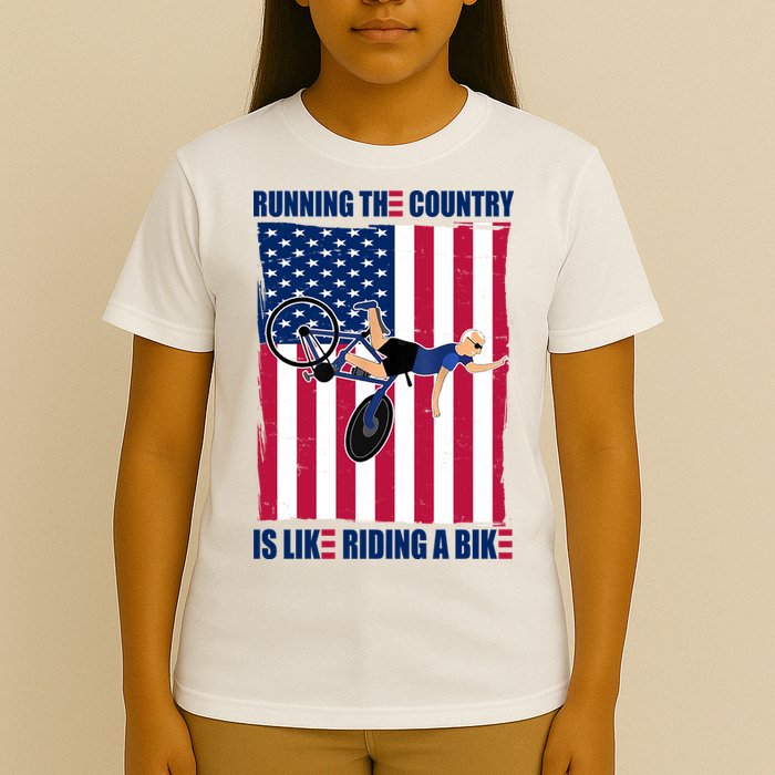 Biden Bicycle Running The Country Is Like Riding A Bike T-Shirt