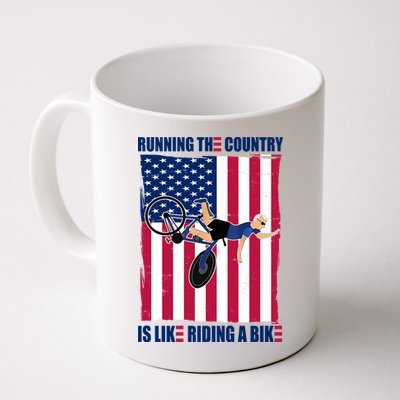 Biden Bicycle Running The Country Is Like Riding A Bike Mug