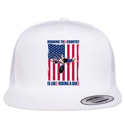Biden Bicycle Running The Country Is Like Riding A Bike Flatbill Hat