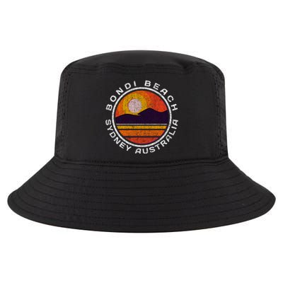 Bondi Beach Retro Distressed Meaningful Gift Cool Comfort Performance Bucket Hat