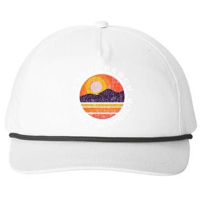 Bondi Beach Retro Distressed Meaningful Gift Snapback Five-Panel Rope Hat