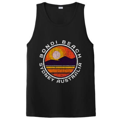 Bondi Beach Retro Distressed Meaningful Gift PosiCharge Competitor Tank