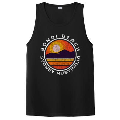 Bondi Beach Retro Distressed Meaningful Gift PosiCharge Competitor Tank