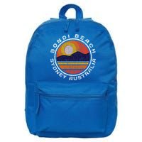 Bondi Beach Retro Distressed Meaningful Gift 16 in Basic Backpack