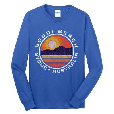 Bondi Beach Retro Distressed Meaningful Gift Tall Long Sleeve T-Shirt