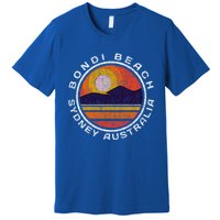 Bondi Beach Retro Distressed Meaningful Gift Premium T-Shirt