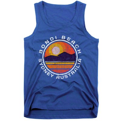 Bondi Beach Retro Distressed Meaningful Gift Tank Top