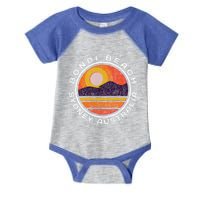 Bondi Beach Retro Distressed Meaningful Gift Infant Baby Jersey Bodysuit