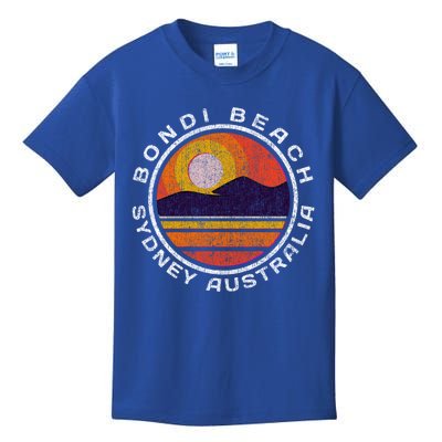 Bondi Beach Retro Distressed Meaningful Gift Kids T-Shirt