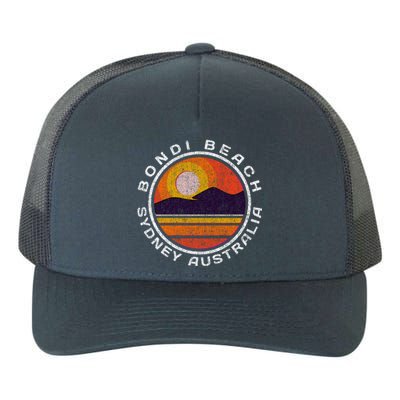 Bondi Beach Retro Distressed Meaningful Gift Yupoong Adult 5-Panel Trucker Hat