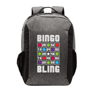 Bingo Bling Rhinestone Style Funny Player Gift Vector Backpack