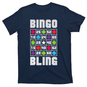 Bingo Bling Rhinestone Style Funny Player Gift T-Shirt