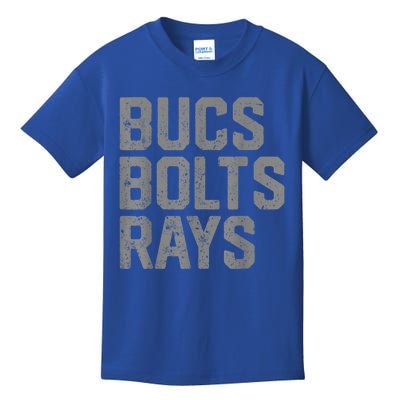 Bucs Bolts Rays Kids T-Shirt