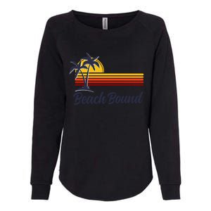 Beach Bound Retro Summer Fun Family Vacation Trip Gift Womens California Wash Sweatshirt