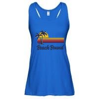 Beach Bound Retro Summer Fun Family Vacation Trip Gift Ladies Essential Flowy Tank