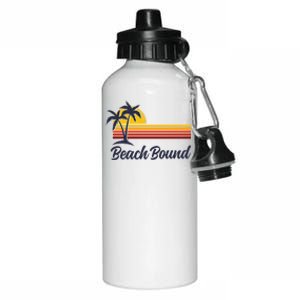 Beach Bound Retro Summer Fun Family Vacation Trip Gift Aluminum Water Bottle