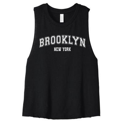 Brooklyn Women's Racerback Cropped Tank