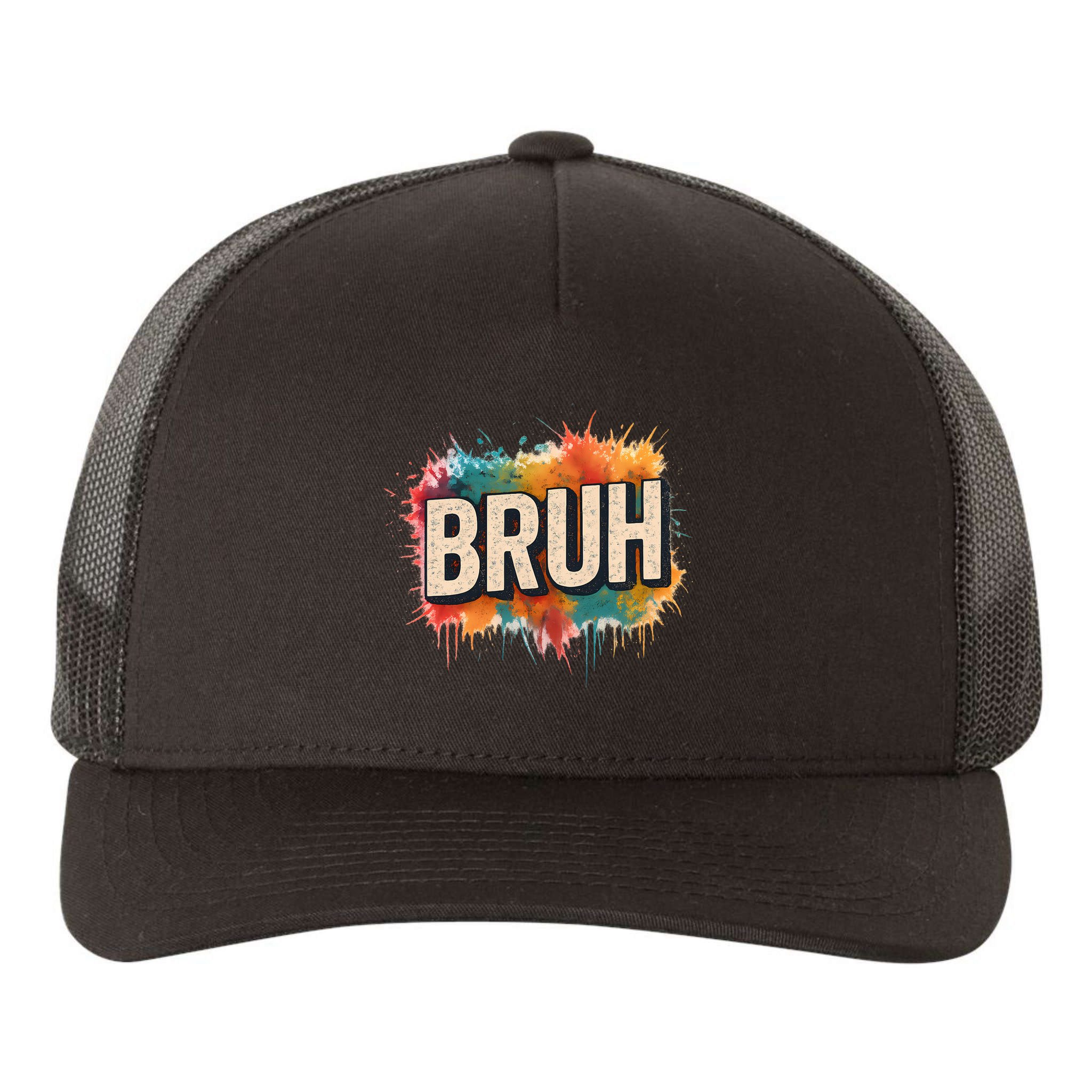 Bruh Yupoong Adult 5-Panel Trucker Hat