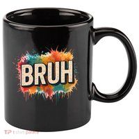 Bruh 11oz C Handle Ceramic Mug