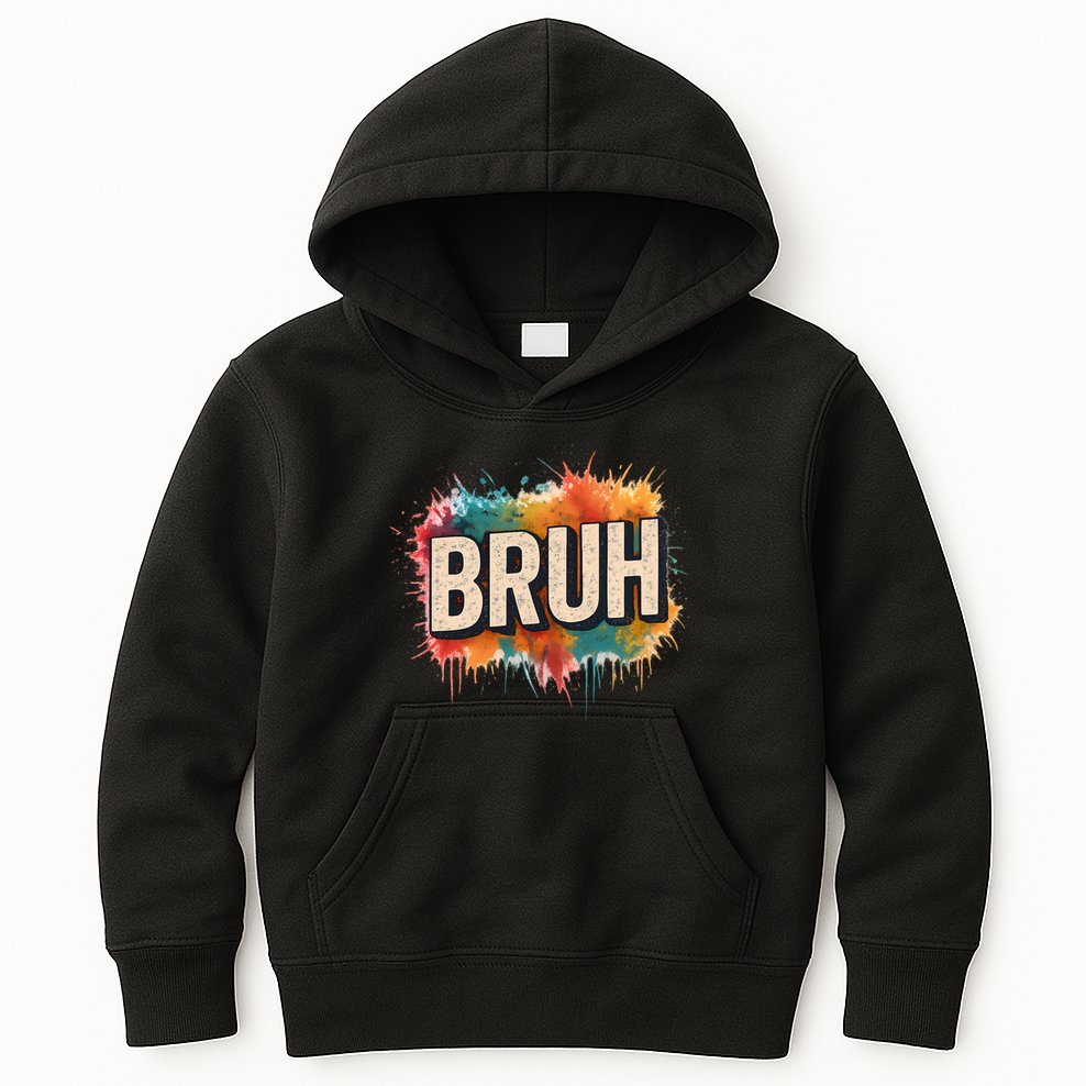 Bruh Kids Hoodie