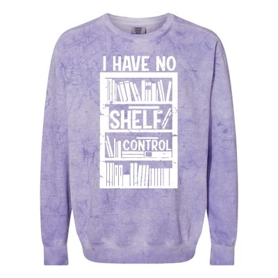 Bookshelf Bookworm Reading Colorblast Crewneck Sweatshirt