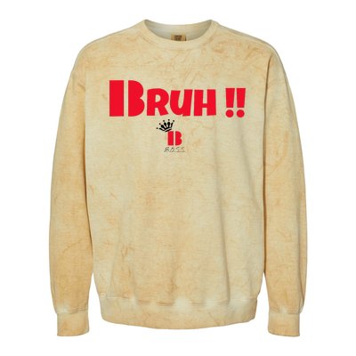 Bruh! Colorblast Crewneck Sweatshirt