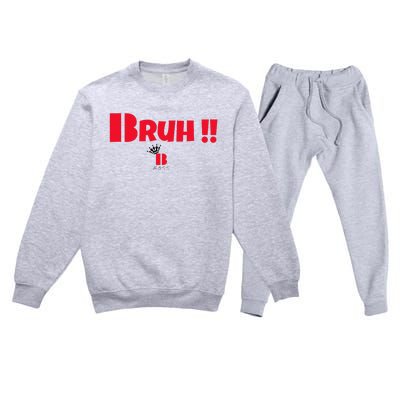 Bruh! Premium Crewneck Sweatsuit Set