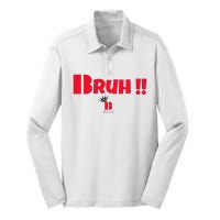 Bruh! Silk Touch Performance Long Sleeve Polo