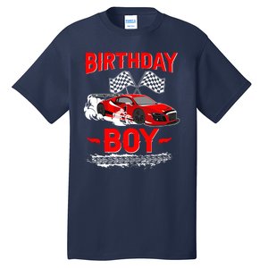 Birthday Boy Race Car Racing Car Driver Birthday Crew Tall T-Shirt