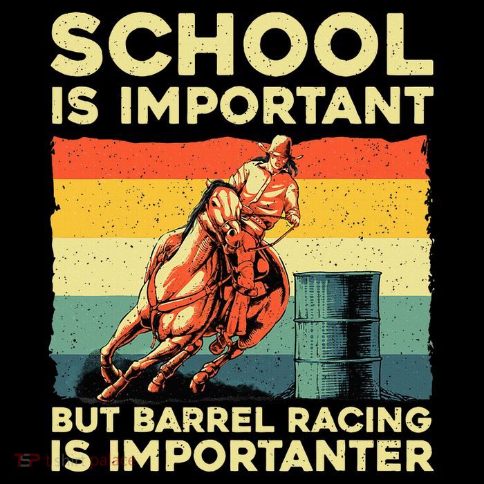 Best Barrel Racing Art For Women Barrel Racer T-Shirt
