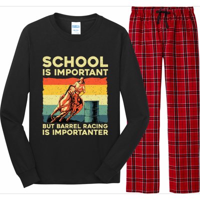 Best Barrel Racing Art For Women Barrel Racer Long Sleeve Pajama Set