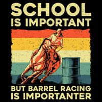 Best Barrel Racing Art For Women Barrel Racer Toddler T-Shirt