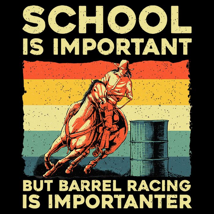Best Barrel Racing Art For Women Barrel Racer Toddler T-Shirt