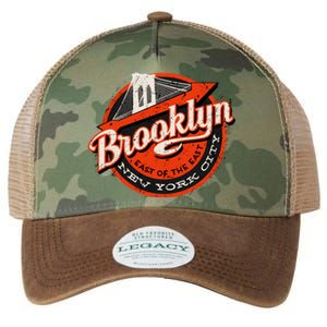 Brooklyn Bridge Retro New York Logo Legacy Tie Dye Trucker Hat